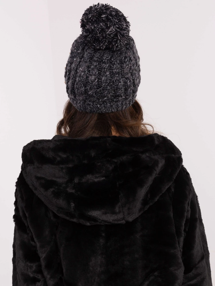 Factory Price Juoda žieminė kepurė: Dydis - Universalus
