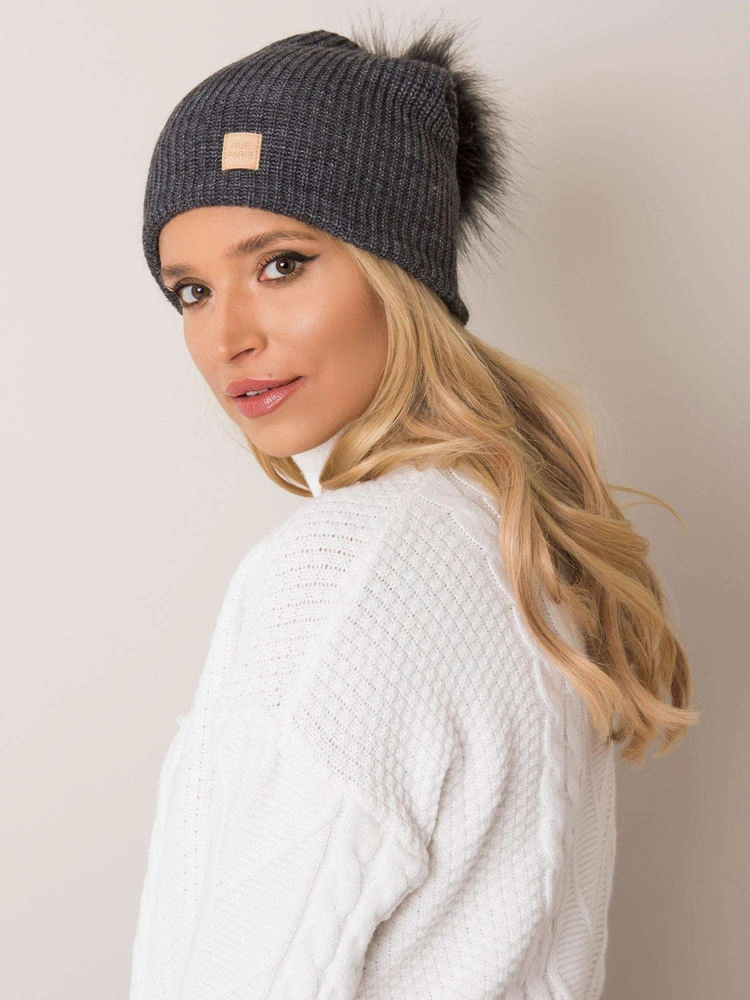 Kepurė Cap-JK-CZ-15.70-tamsiai pilka