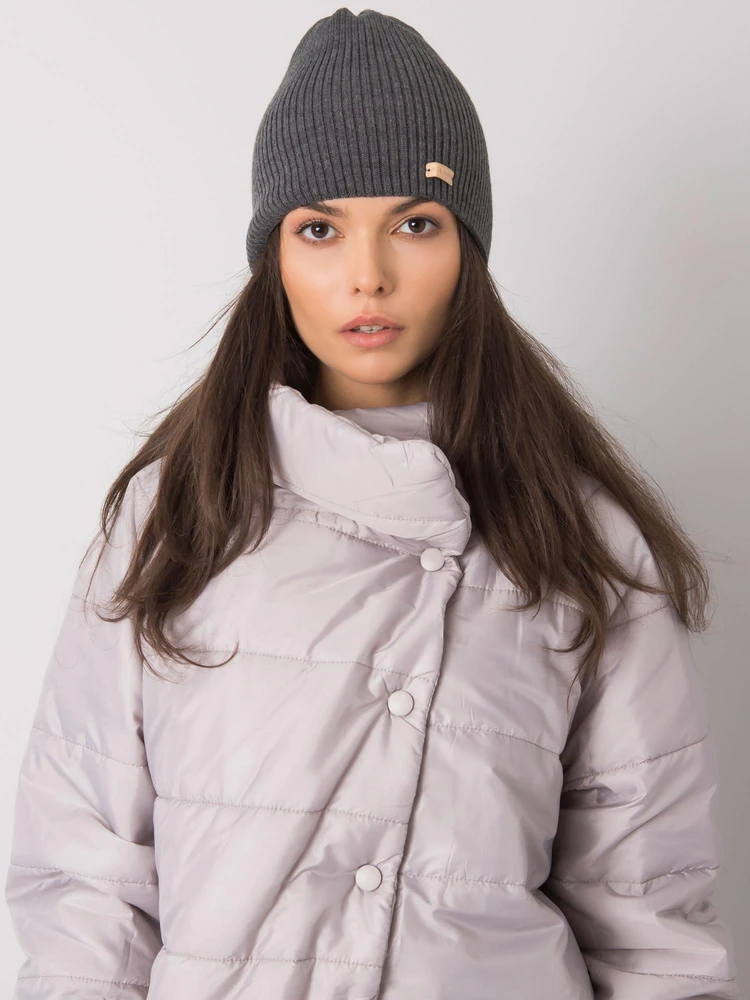 Kepurė Cap-JK-CZ-21.96-tamsiai pilka