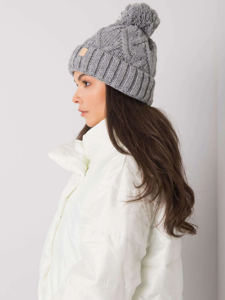 Kepurė Cap-JK-CZ-31.18-pilka
