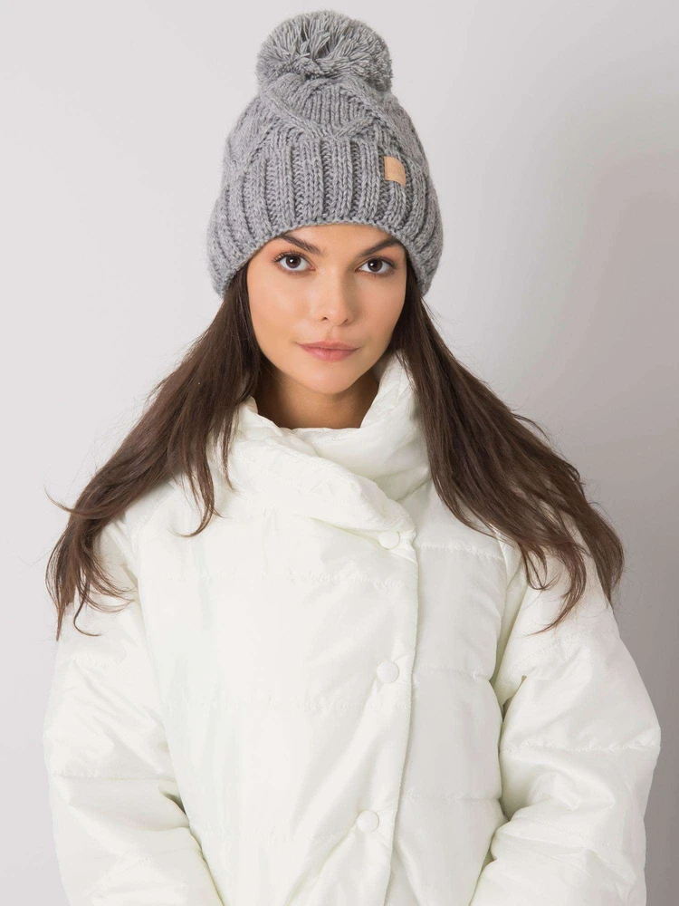 Kepurė Cap-JK-CZ-31.18-pilka