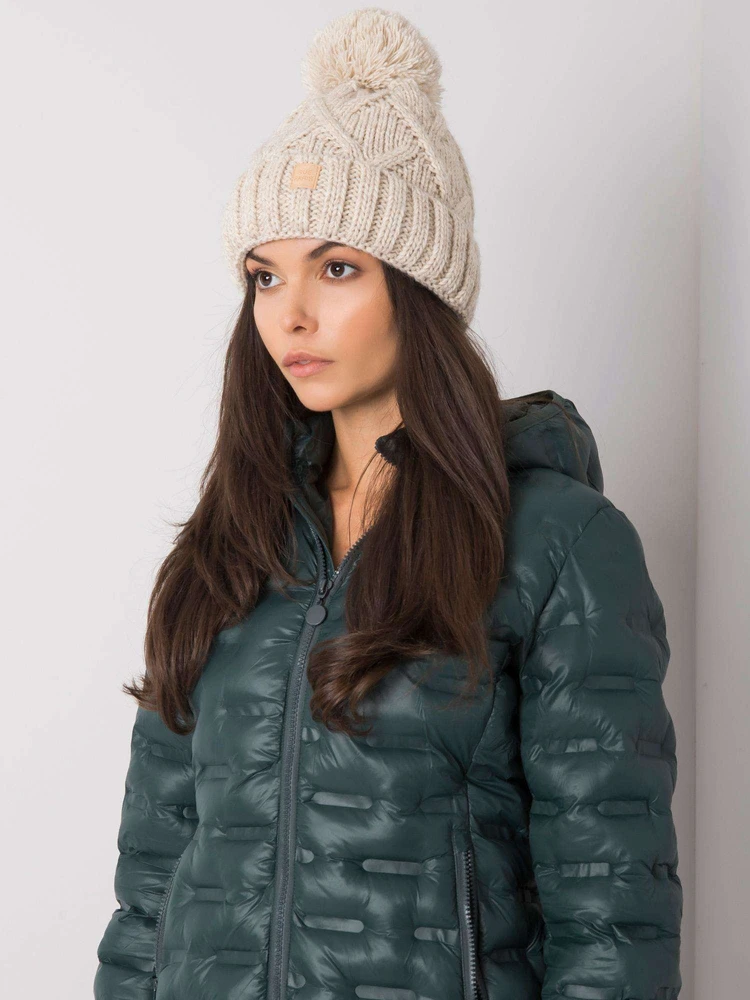 Kepurė Cap-JK-CZ-31.18-smėlio spalvos