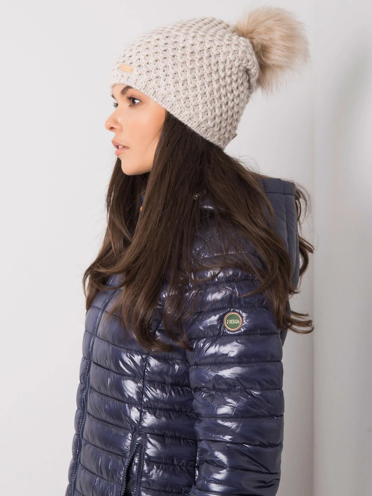 Kepurė Cap-JK-CZ-32.15-smėlio spalvos
