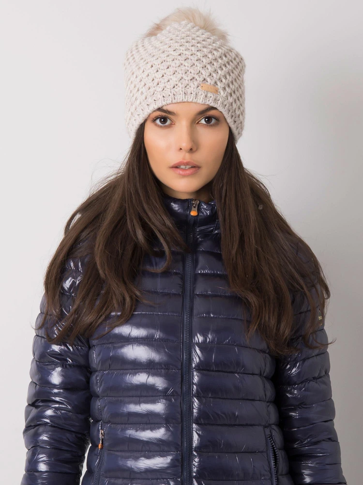 Kepurė Cap-JK-CZ-32.15-smėlio spalvos