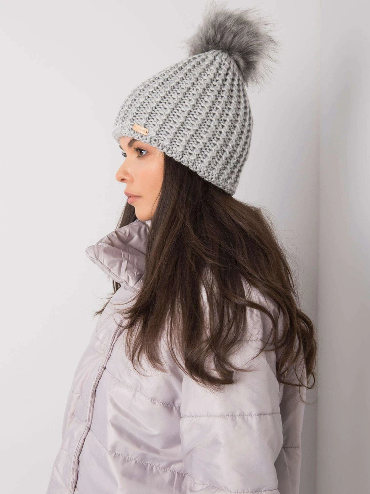 Kepurė Cap-JK-CZ-33.17-pilka