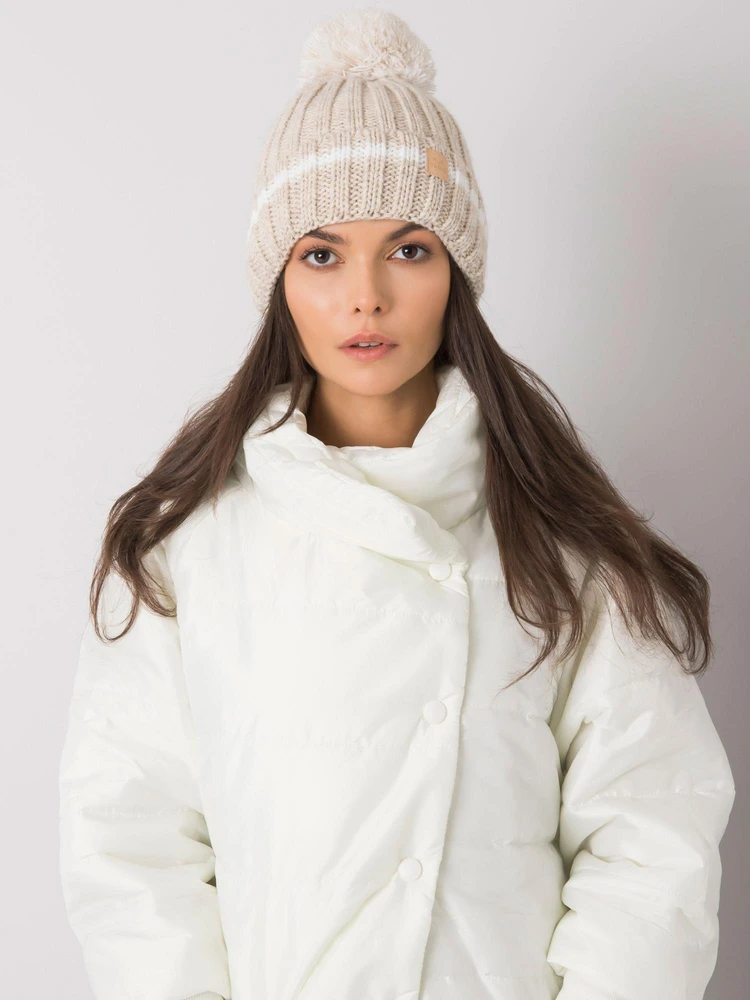 Kepurė Cap-JK-CZ-35.92-smėlio spalvos