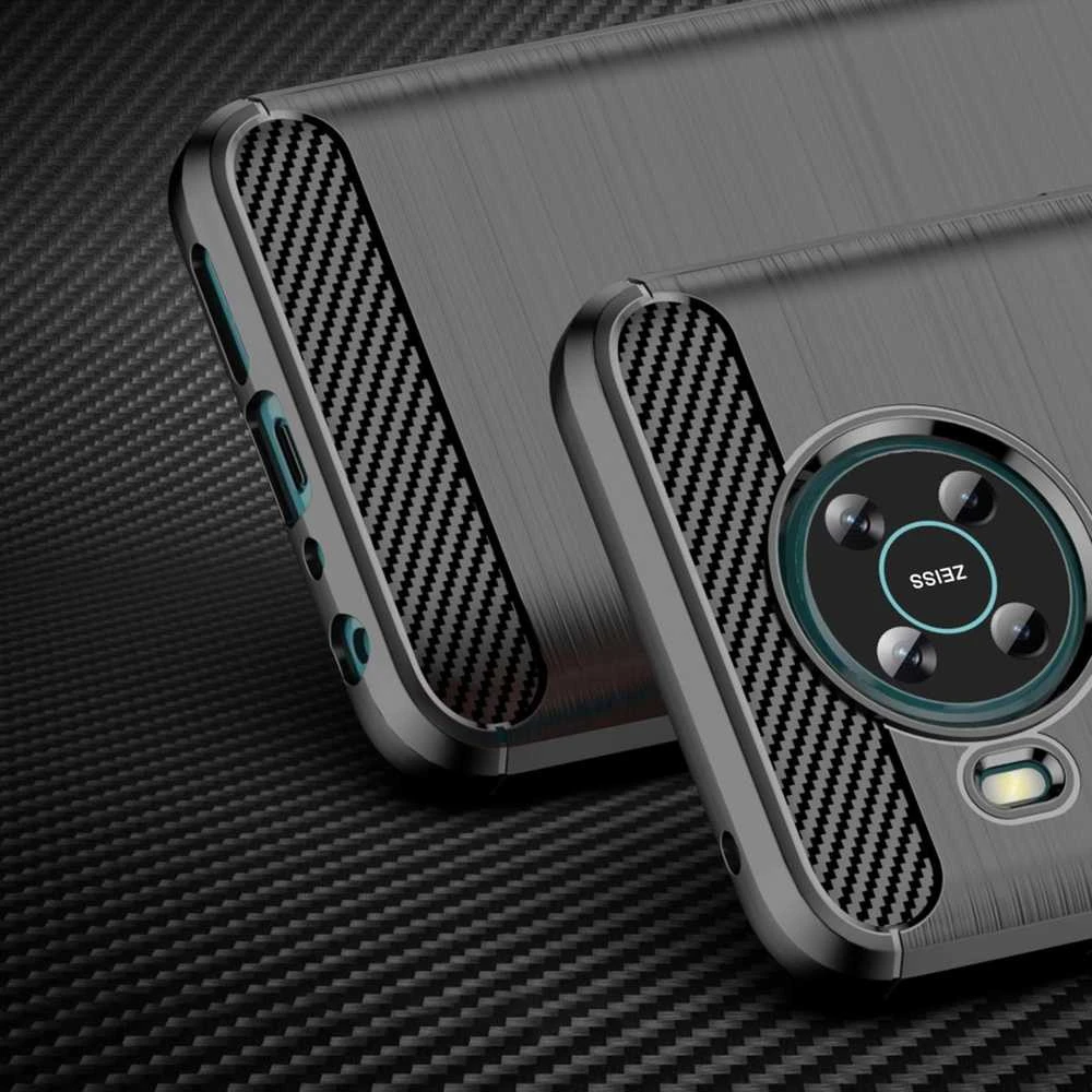 Hurtel Carbon dėklas skirtas Nokia X100, juodas
