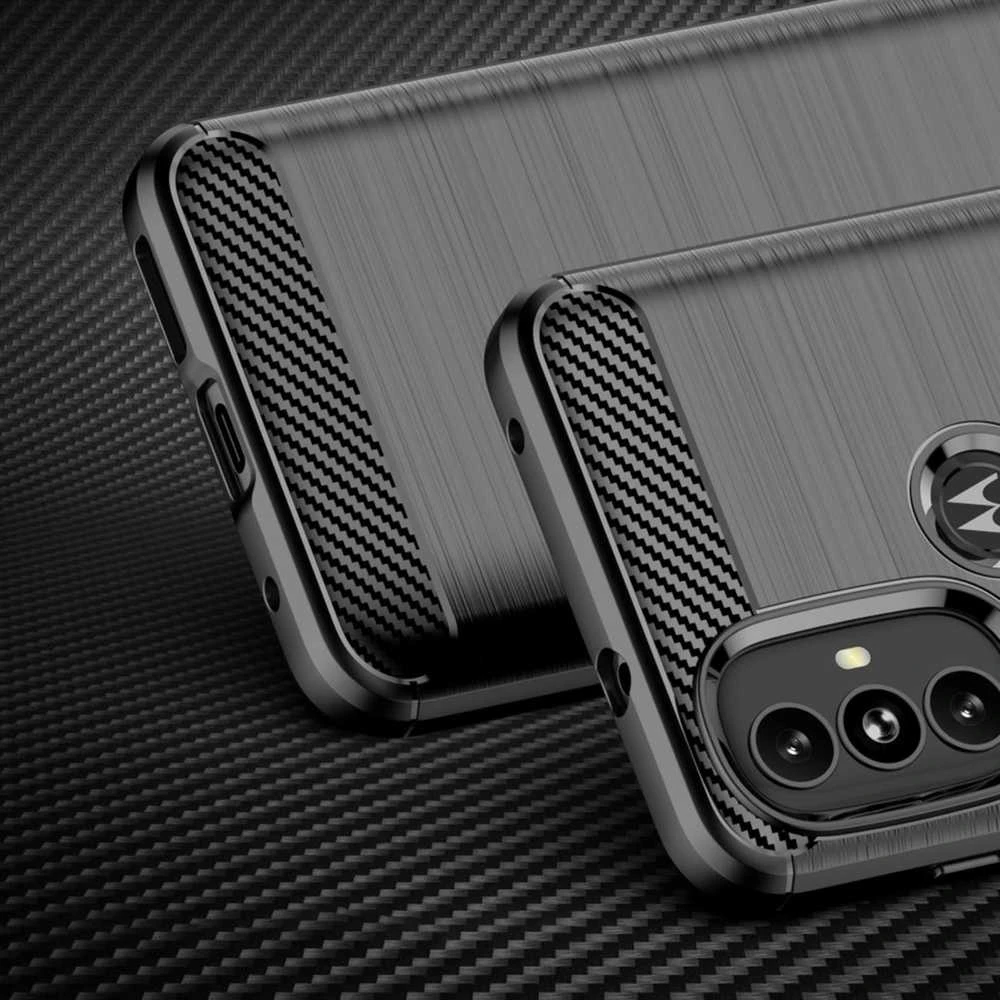 Hurtel Carbon dėklas skirtas Motorola Moto G Power 2022, juodas