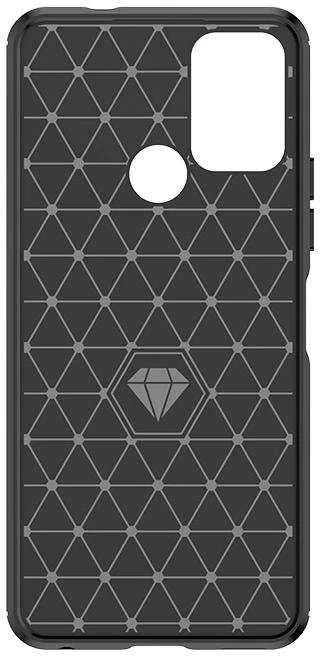 Hurtel Carbon silikoninis dėklas skirtas Nokia C22 – juodos spalvos