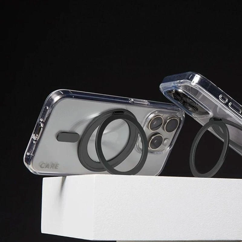 Panzer Glass CARE by PanzerGlass Feature su stoveliu Apple iPhone 16 Pro 6.3" dėklas telefonui juodos spalvos/dėklas telefonui juodos spalvos MagSafe 1322