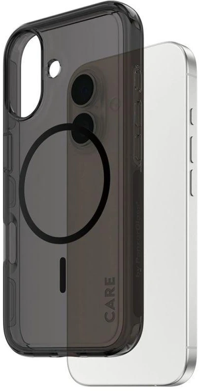 Panzer Glass CARE by PanzerGlass Aukščiausios klasės miesto tyrinėtojo dėklas su juodu MagSafe, skirtas iPhone 17 - Juodas