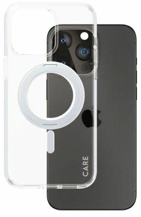 Panzer Glass CARE by PanzerGlass Kickstand MagSafe Apple iPhone 15 Pro Max - dėklas telefonui sidabro spalvos