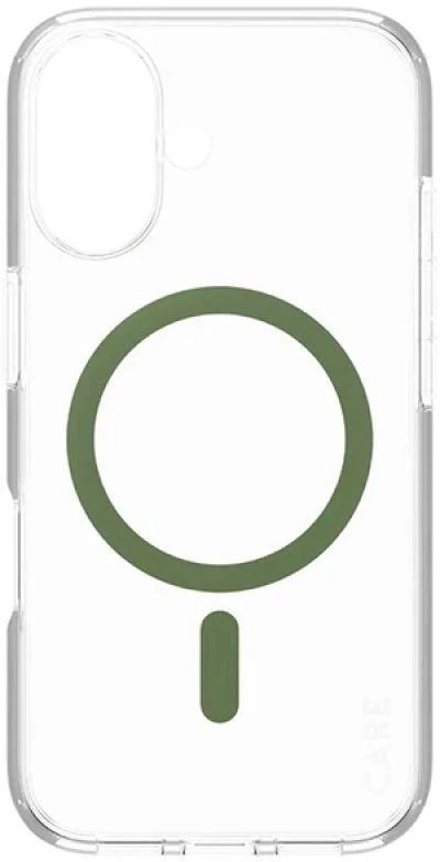 Panzer Glass CARE by PanzerGlass Flagship Apple iPhone 16 6.1" dėklas telefonui žalios spalvos/dėklas telefonui žalios spalvos MagSafe 1369