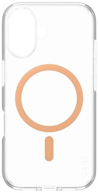 PanzerGlass Flagship Apple iPhone 16 6.1 Panzer Glass CARE " persikų / persikų MagSafe 1373
