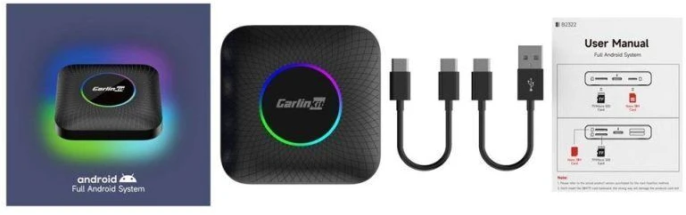 CarlinKit CPC200-Tbox Ambient Wireless adapter Juodas