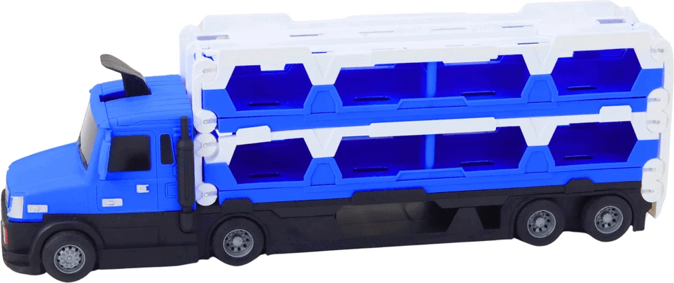 Lean Toys Lora 2in1 Vilkikas ir Lenktynių Trasa su Šviesomis ir Garsais