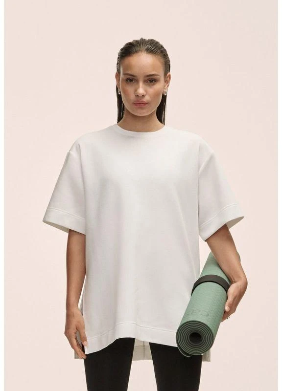 Casall Aria Oversize Marškinėliai Balti - M