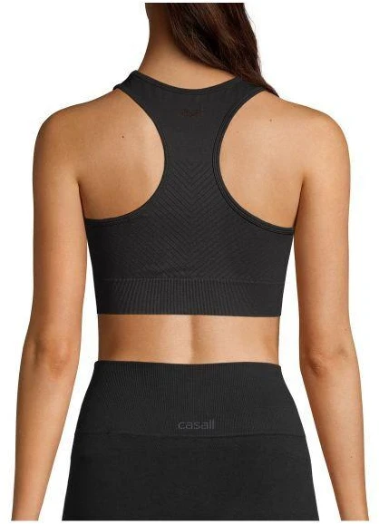 Casall Essential Block besiūlė sportinė palaidinė, juoda