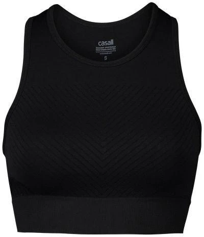 Casall Essential Block besiūlė sportinė palaidinė, juoda