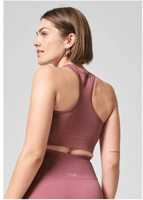 Casall Essential Block besiūlė sportinė viršutinė dalis, rožinė