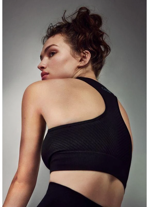Casall Essential Block besiūlė sportinė palaidinė, juoda