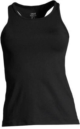 CASALL Essential Racerback Juodi sportiniai marškinėliai