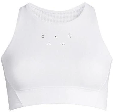 CASALL Iconic ilgo kirpimo sportinė liemenėlė, balta