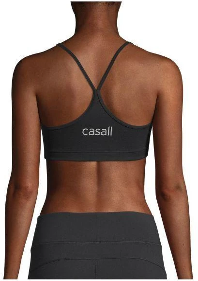 CASALL Juoda sportinė liemenėlė su dirželiais