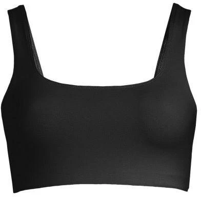 Casall kvadratinės iškirptės bikini viršutinė dalis, juoda