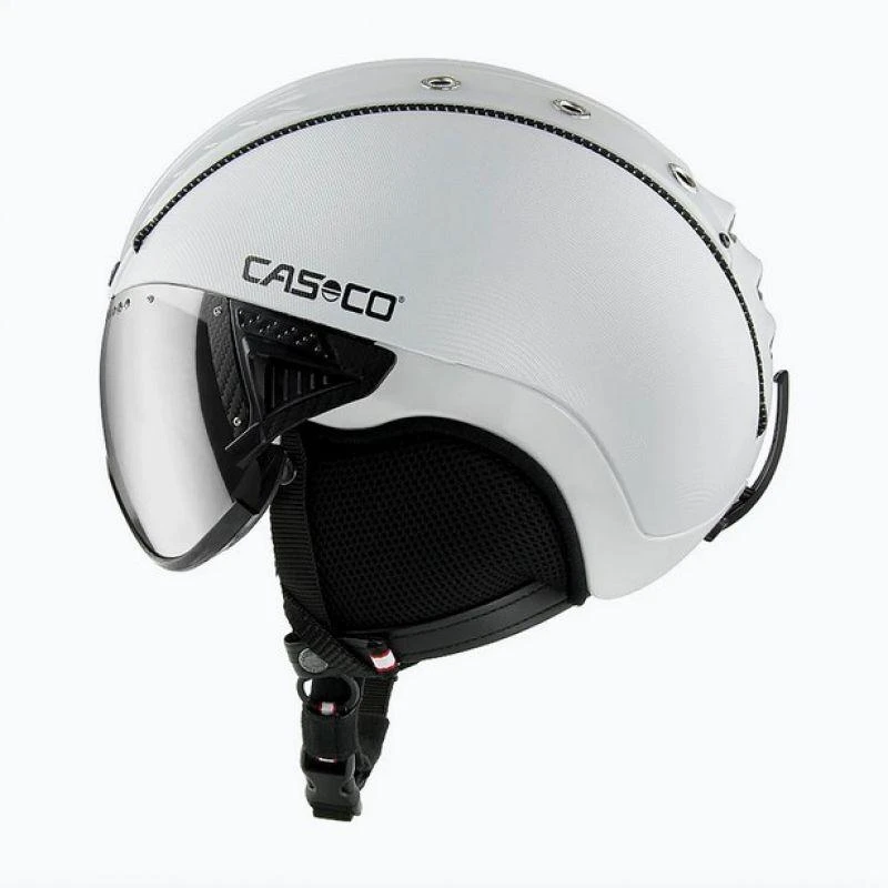 Slidinėjimo šalmas CASCO SP-2 Carbonic Visor Baltas S52-54
