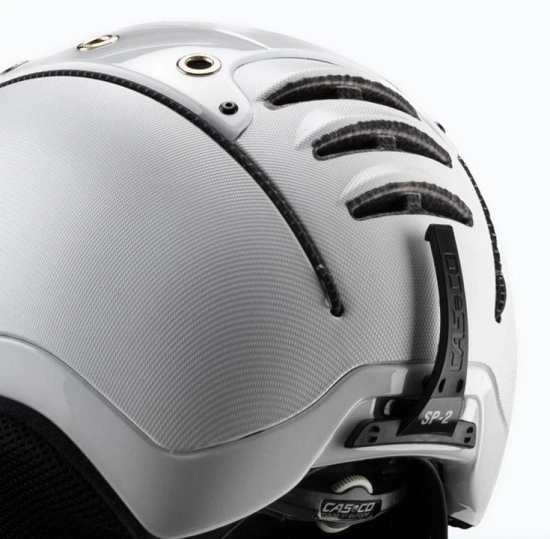Slidinėjimo šalmas CASCO SP-2 Carbonic Visor Baltas S52-54