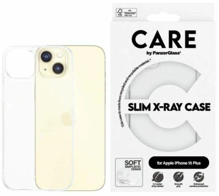 Panzer Glass CARE by PanzerGlass Slim X-Ray Apple iPhone 15 Plus - dėklas telefonui skaidrus