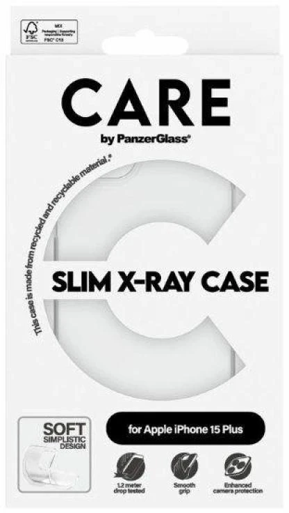 Panzer Glass CARE by PanzerGlass Slim X-Ray Apple iPhone 15 Plus - dėklas telefonui skaidrus