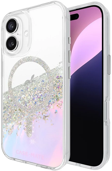 Case-Mate Karat MagSafe - dėklas skirtas Apple iPhone 16 Holographic Soap Bubble