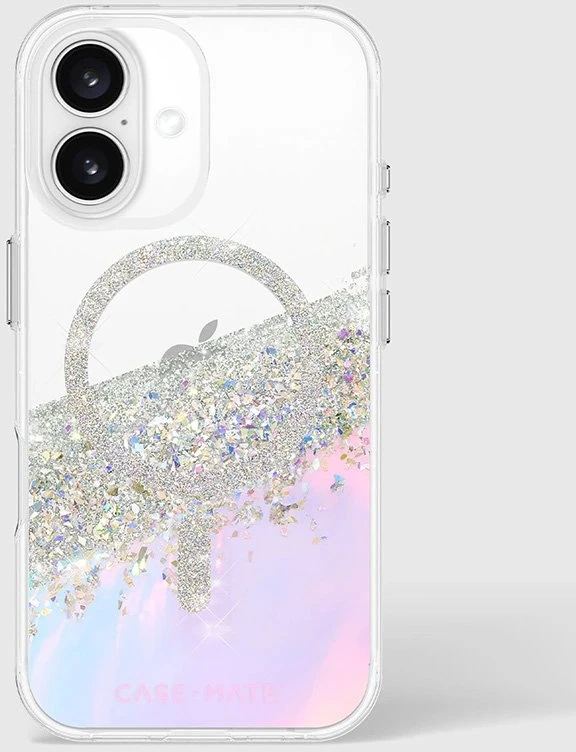 Case-Mate Karat MagSafe - dėklas skirtas Apple iPhone 16 Holographic Soap Bubble