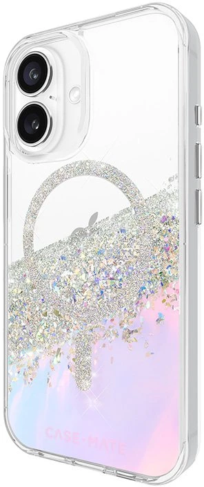 Case-Mate Karat MagSafe - dėklas skirtas Apple iPhone 16 Holographic Soap Bubble