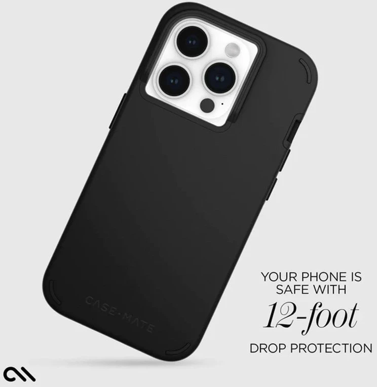 Case-Mate Tough Duo - Apple iPhone 15 Pro dėklas Juodas