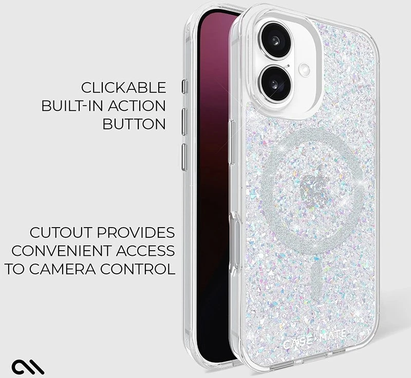 Case-Mate Twinkle MagSafe - dėklas skirtas Apple iPhone 16 Disco