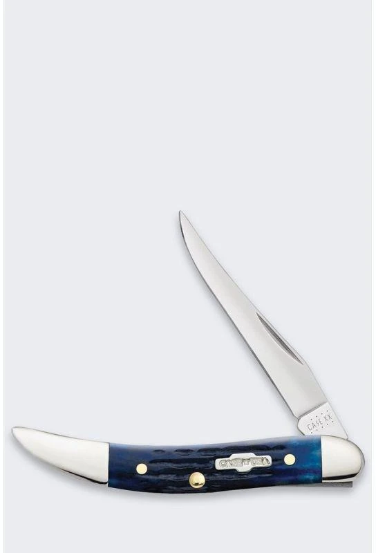 Case Rogers Mini Trapper SS Mėlynas Kaulas Peilis
