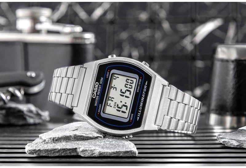 CASIO B640WD-1AVEF Unisex Laikrodis + Dėžutė
