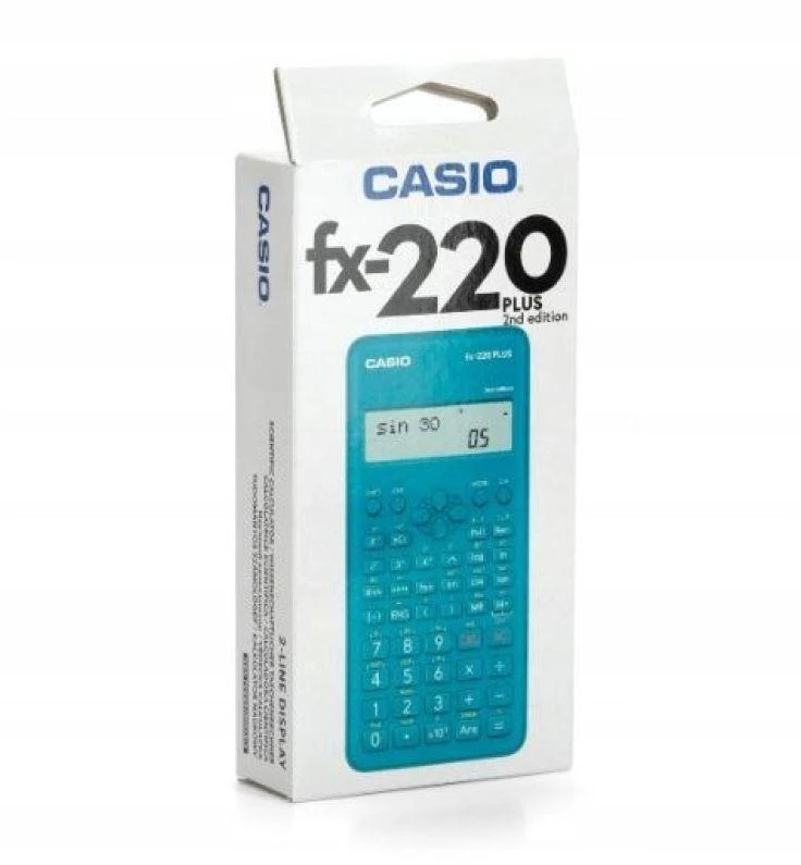 Mokslinis skaičiuotuvas CASIO FX-220 PLUS II, 78 x 155 x 19,5 mm