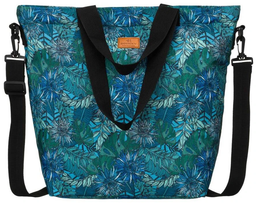 Casualowa torba shopper su zewnętrzną kieszonką - Rovicky