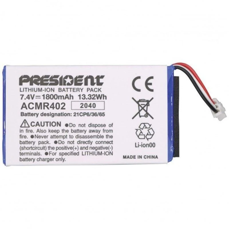 President Jerry ASC AM/FM CB Portable Radio Juodas