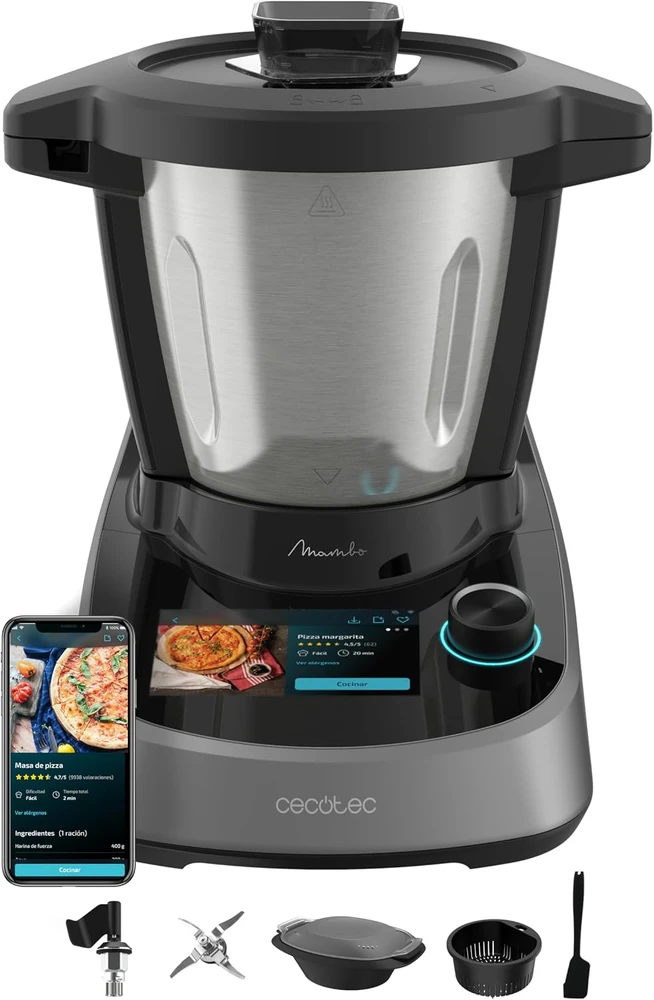 Cecotec daugiafunkcis virtuvinis kombainas Mambo Touch Daily, 1600 W, 3,3 l, 37 funkcijos