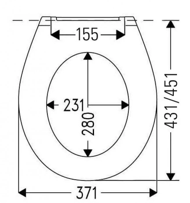 Unitazo dangtis UNIVERSAL
