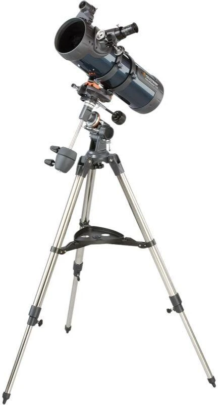 Teleskopas Celestron Astromaster 130EQ Reflector 33x Juodas, Mėlyna, Pilkas