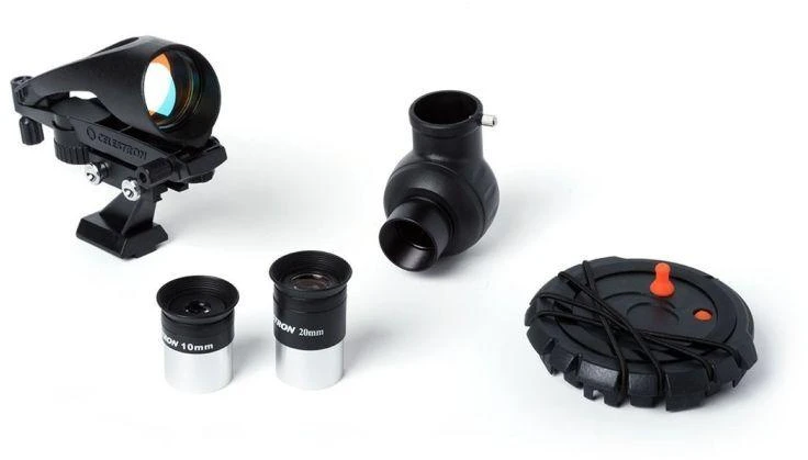Celestron Inspire 70AZ 35x teleskopas, juodas, mėlynas