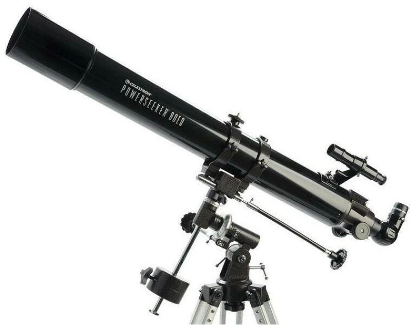 Teleskopas - Celestron PowerSeeker 80EQ 225x Juodas