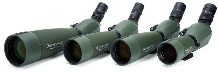 Žiūronai Celestron Regal M2 80ED 60x BaK-4 Teleskopas Juodas, Žalias