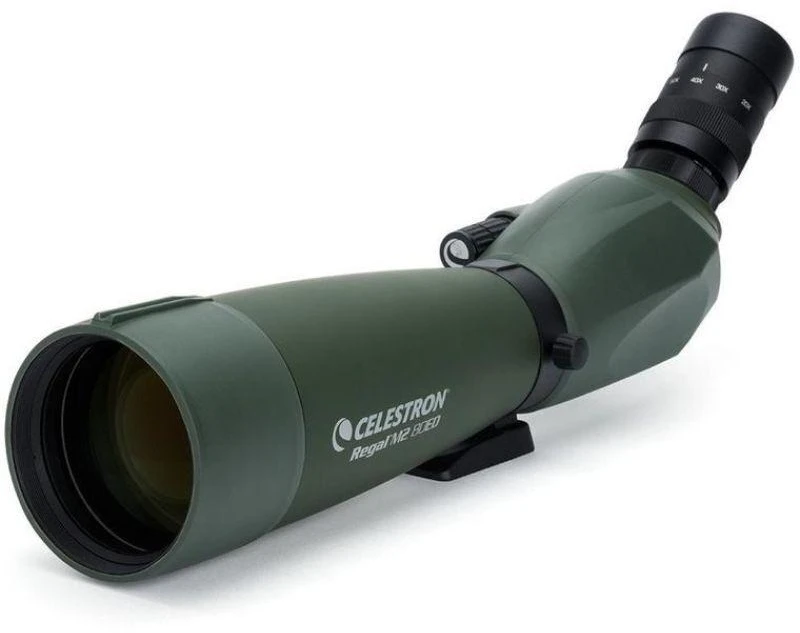 Žiūronai Celestron Regal M2 80ED 60x BaK-4 Teleskopas Juodas, Žalias